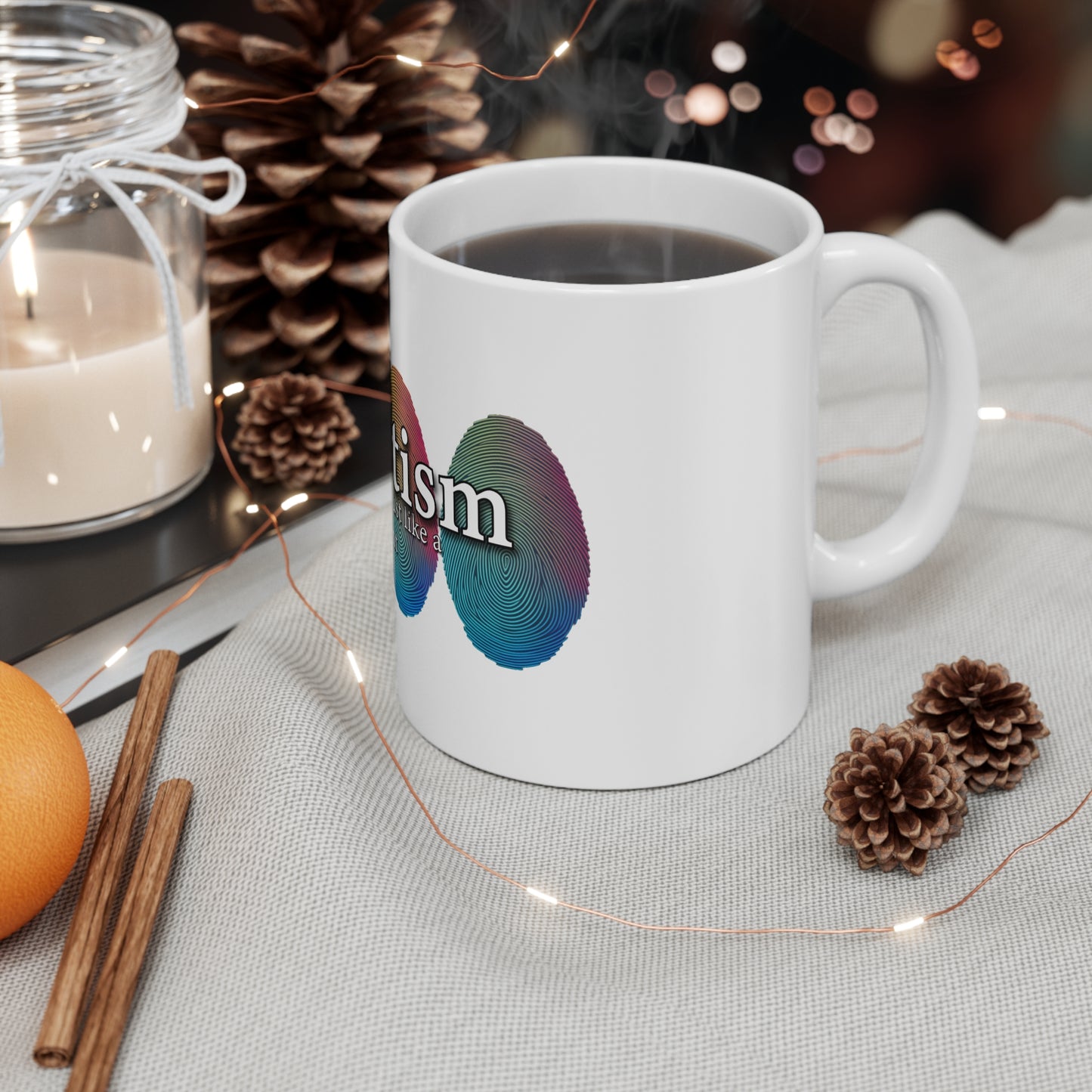 Autism Awareness Mug, Support Autism Spectrum Gift, Puzzle Piece Coffee Cup, Autism Mom Dad Gift, Inspirational Special Needs Tea Mug,