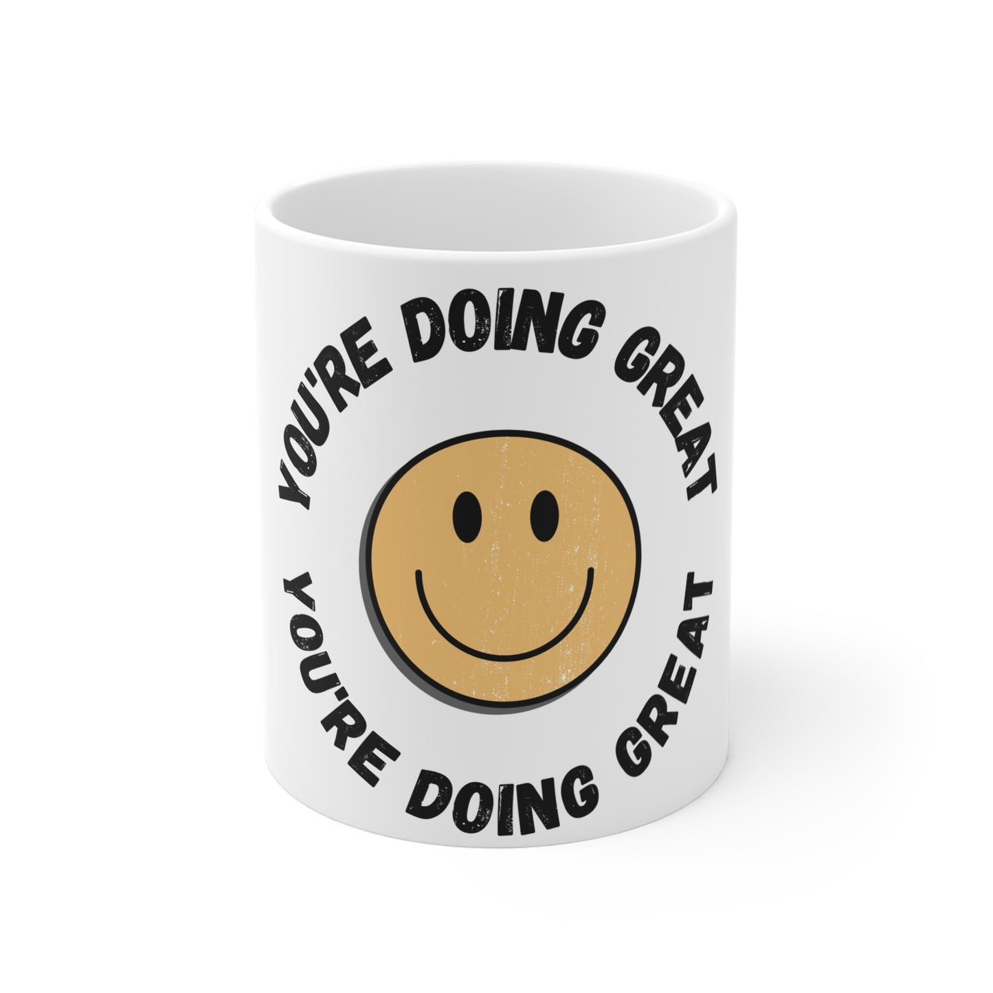 Positive Vibes Mug, Motivational Coffee Cup, Encouraging Drinkware, Inspirational Tea Mug, Uplifting Quote Mug, Office Desk Decor