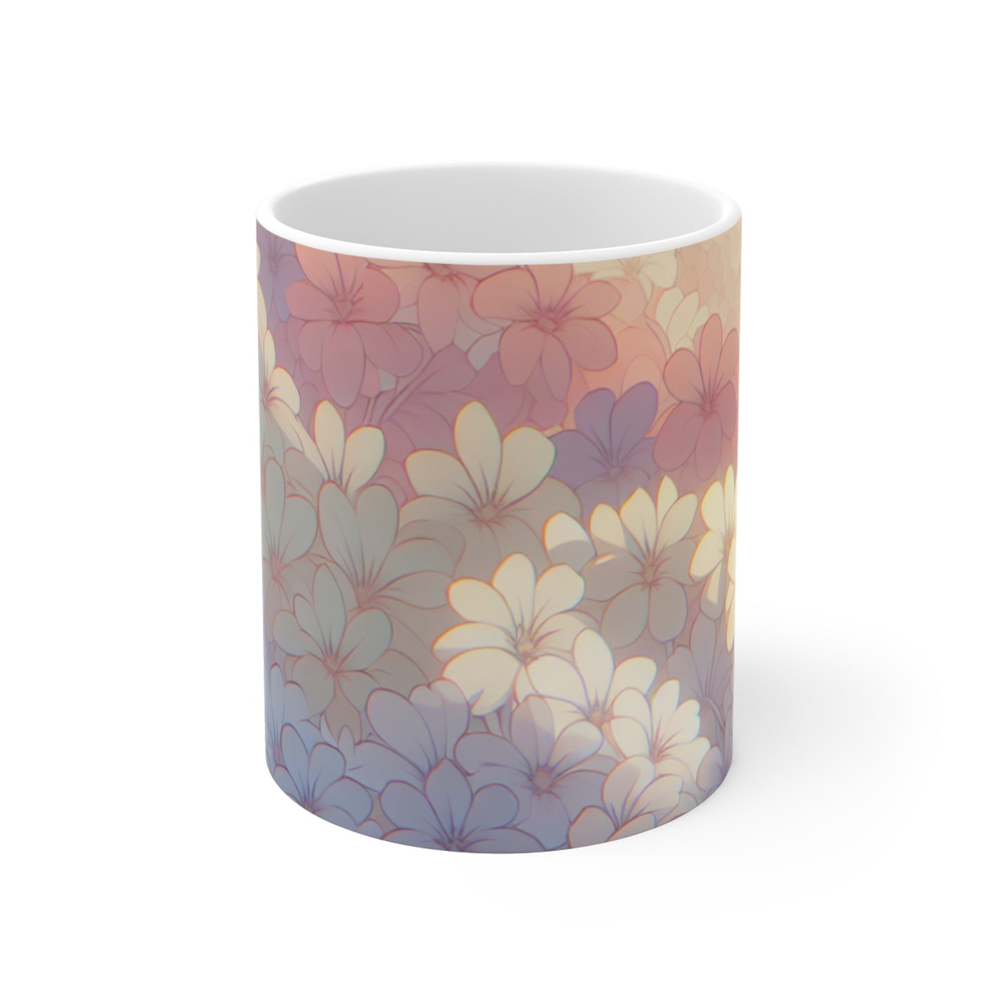 Floral Mug, Coffee Cup, Tea Mug, Ceramic Mug, Gift for Her, Mother's Day Gift, Kitchen Decor
