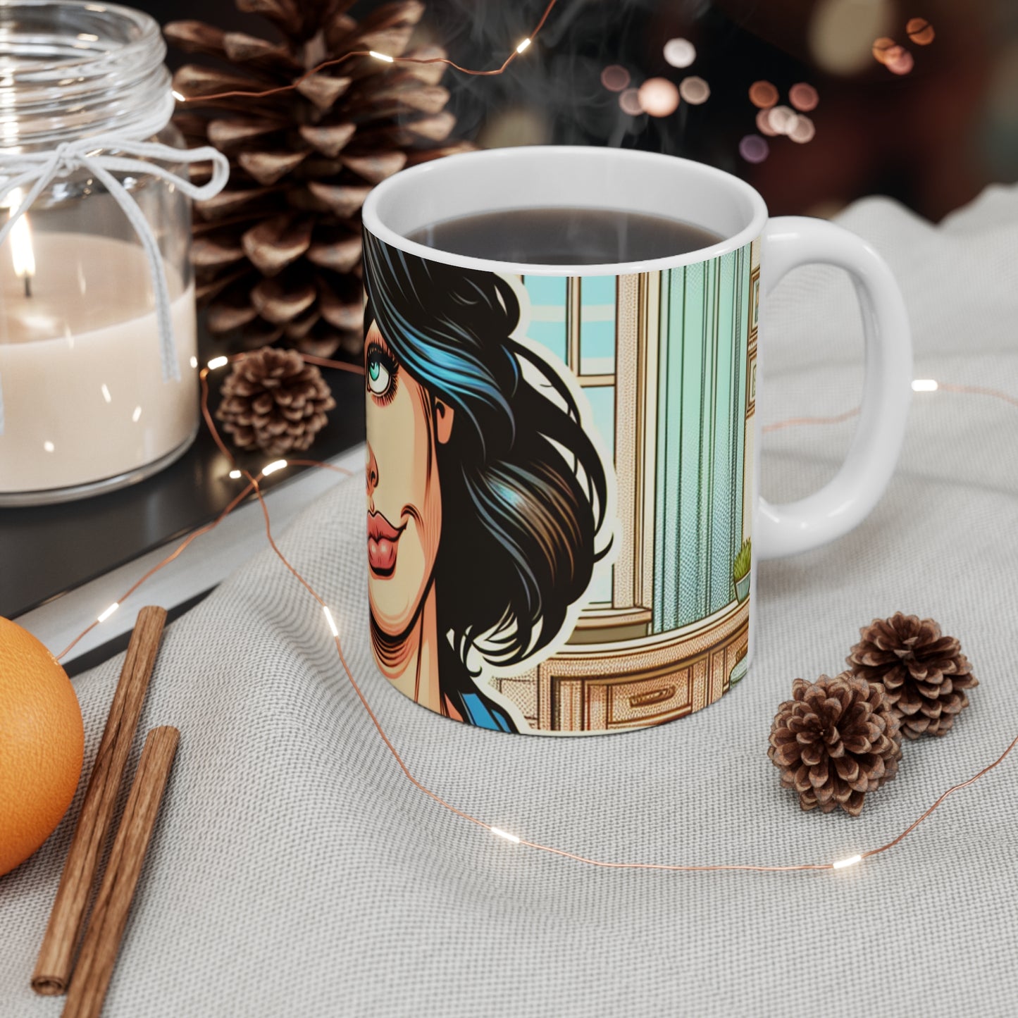 Eye Roll Mug - Funny Coffee Cup, Sarcastic Tea Mug, Eye Roll Gift, Sassy Drinkware, Humorous Office Decor