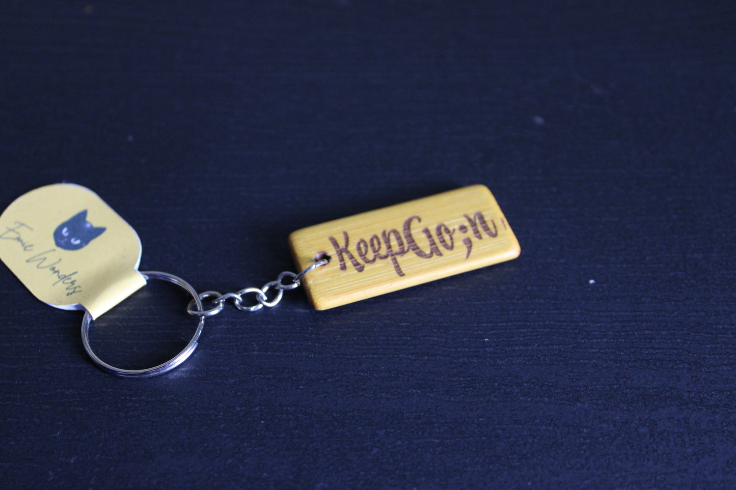 Bamboo Keychain