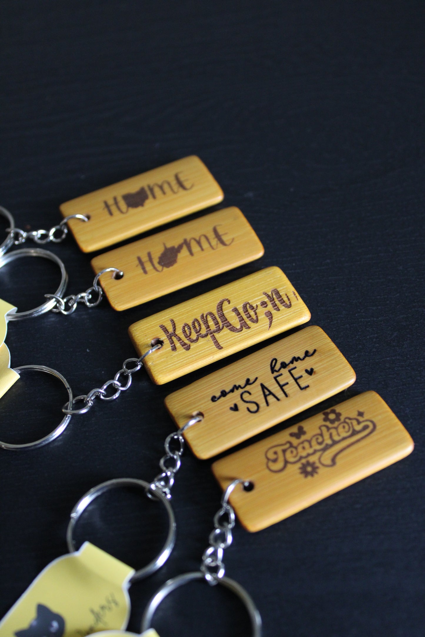 Bamboo Keychain