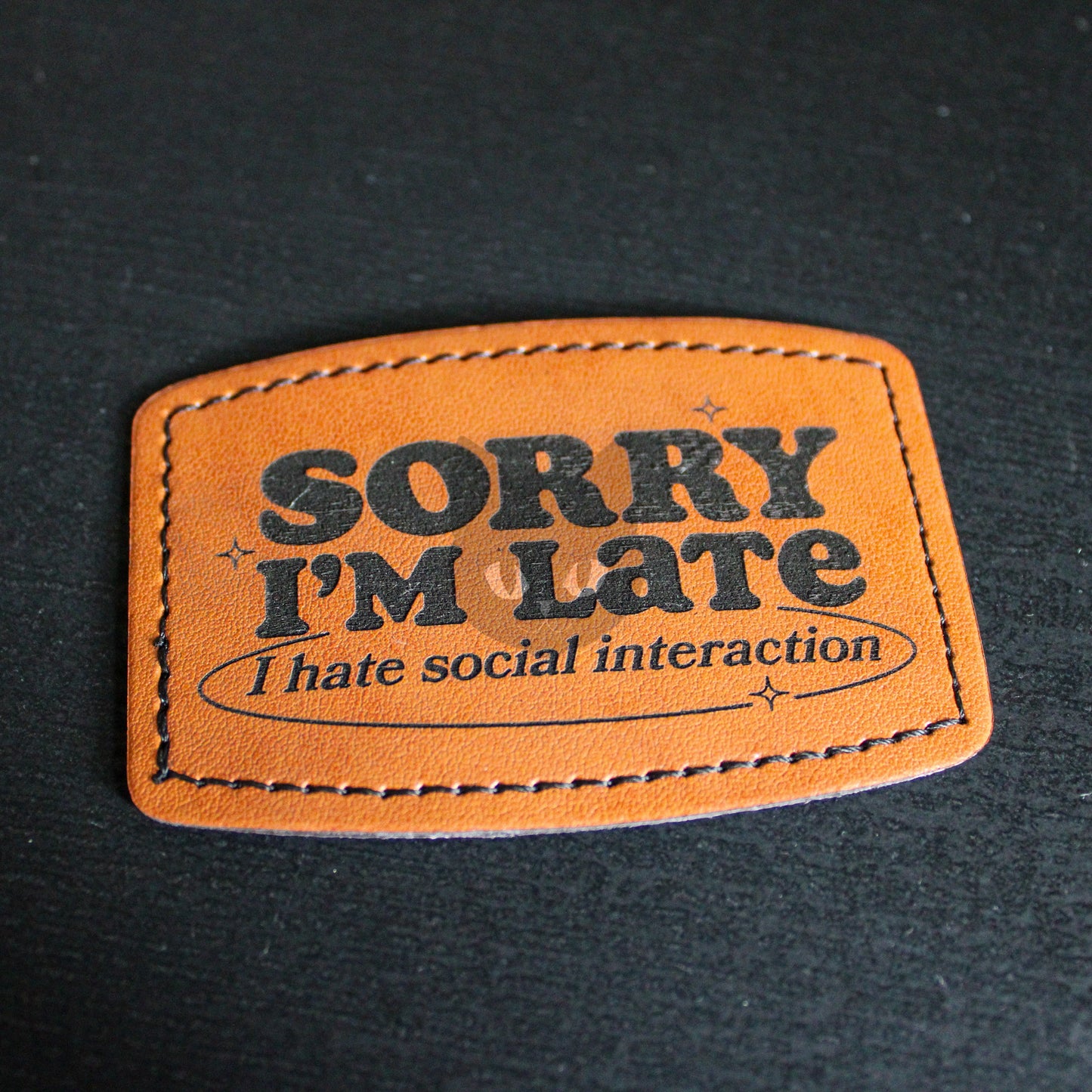 Faux Leather Patch