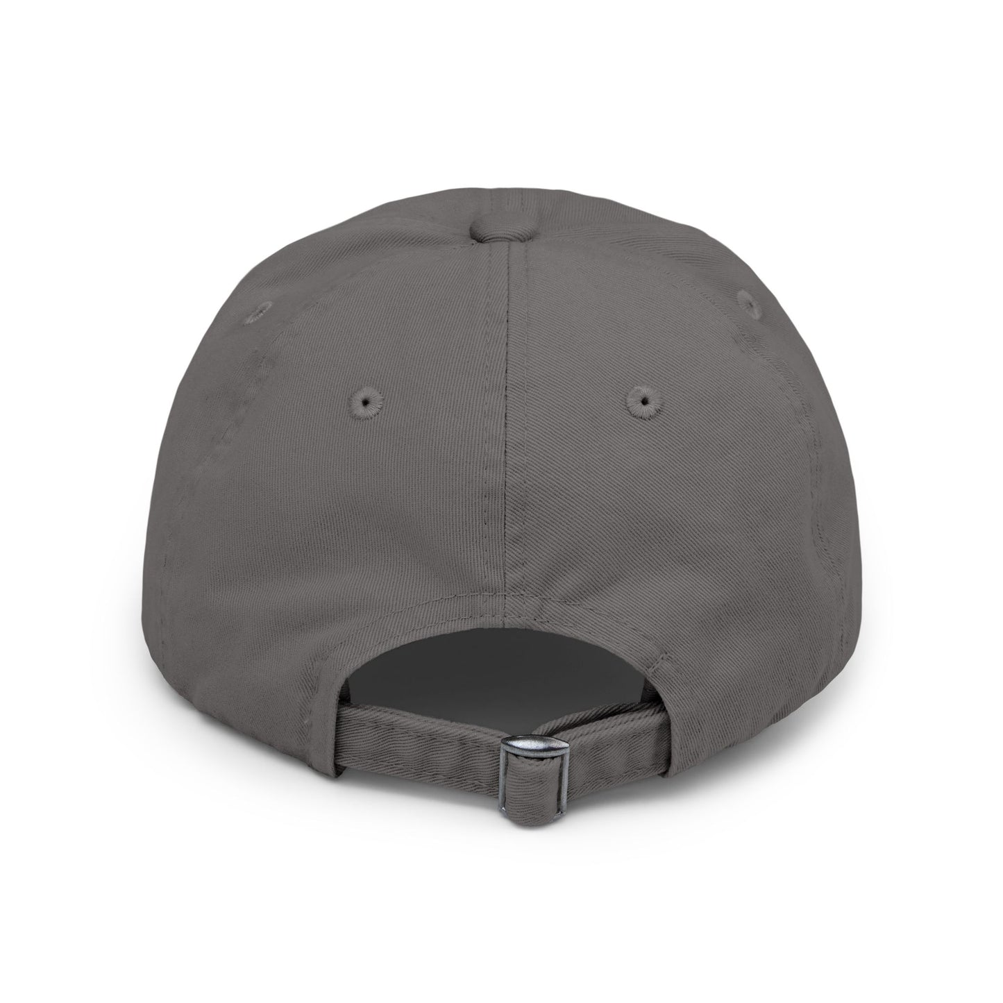 EmieWonders Meowy Logo Distressed Cap