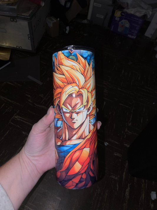 Goku Inspired Tumbler